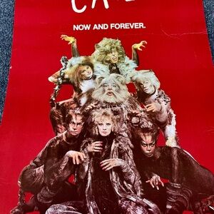 CATS Broadway Poster Original 1981 Winter Garden Theatre  Andrew Lloyd Webber